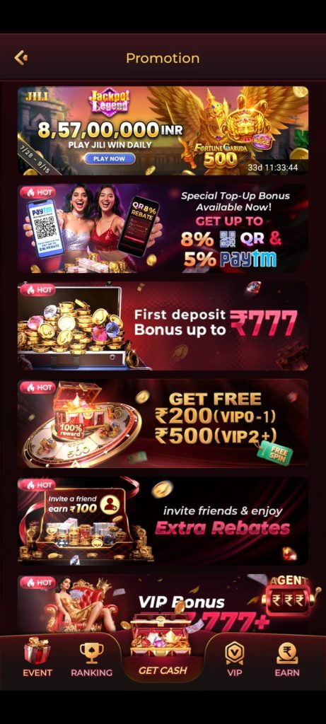Rajspin Game App